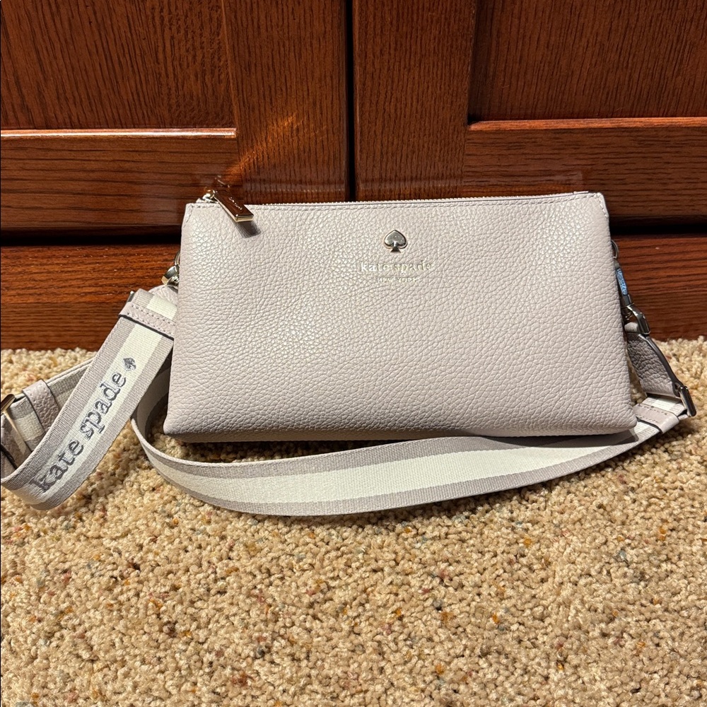 Kate Spade grey/taupe Crossbody Bag